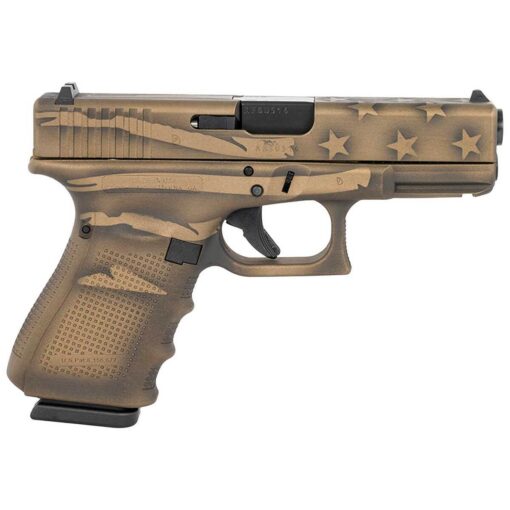 glock 19 9mm 4in burnt bronze flag handgun 151 rounds 1756764 1