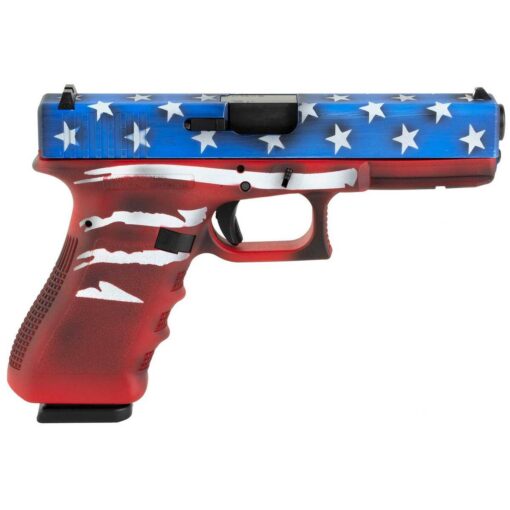 glock 22 gen3 40 sw 45in red white blue battleworn flag pistol 151 rounds 1792395 1