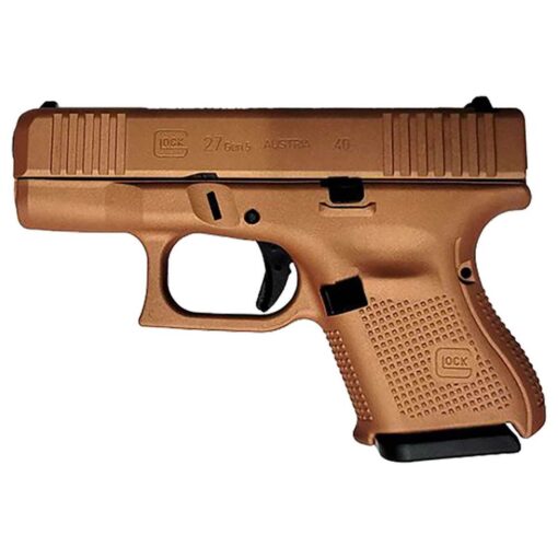 glock 27 gen5 40 sw 343in copper cerakote pistol 91 rounds 1823958 1