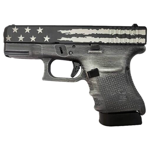 glock 30 gen4 45 auto acp 378in distressed black gray flag cerakote pistol 101 rounds 1823961 1
