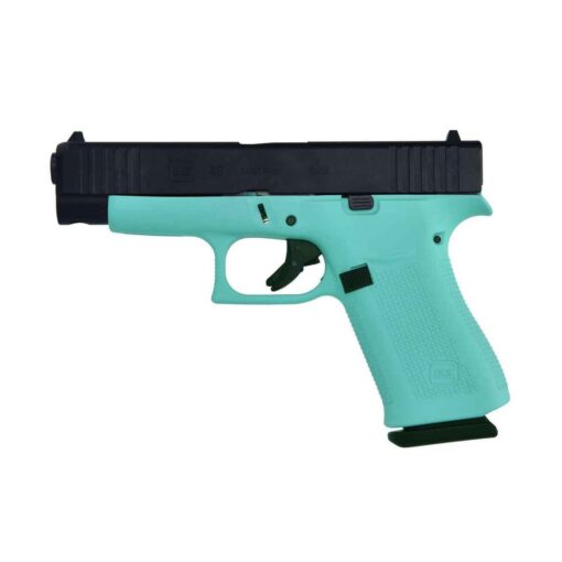 glock 48 9mm luger 4in robins egg blue cerakote pistol 101 rounds 1789232 1