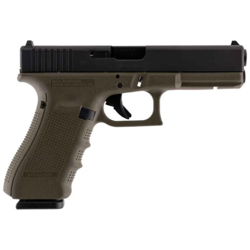 glock g17 gen4 mos 9mm luger 449in od greenblack pistol 171 rounds 1476812 1