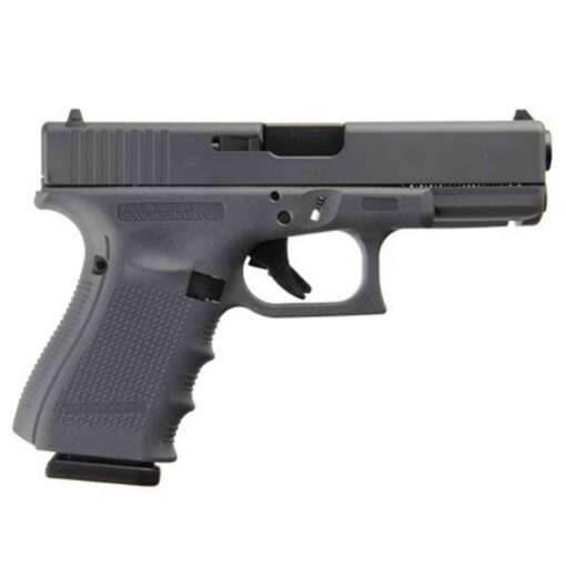 glock g19 gen4 9mm luger 402in gray cerakote pistol 151 rounds 1503434 1
