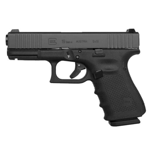 glock g19 gen4 night sight wextended controls 9mm luger 4in black pistol 101 rounds 1538543 1