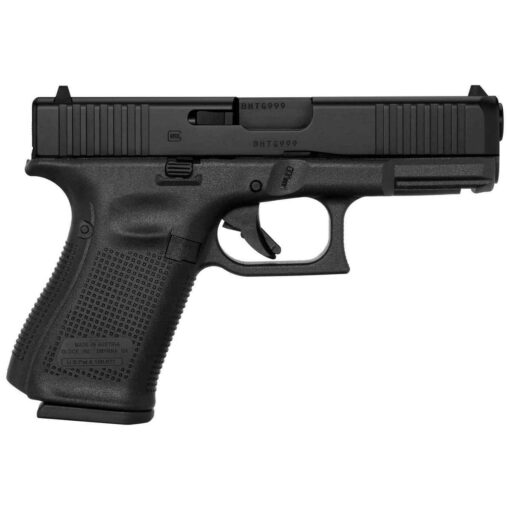 glock g19 gen5 front serrations 4in black ndlc pistol 101 rounds 1538560 1