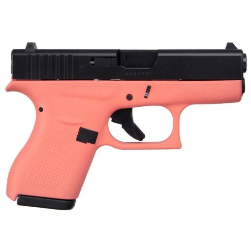 glock g42 coral 380 auto acp 326in elite black pistol 61 rounds 1618511 1