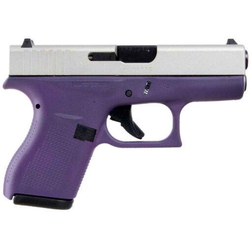 glock g42 purple 380 auto acp 326in shimmering aluminum pistol 61 rounds 1618520 1