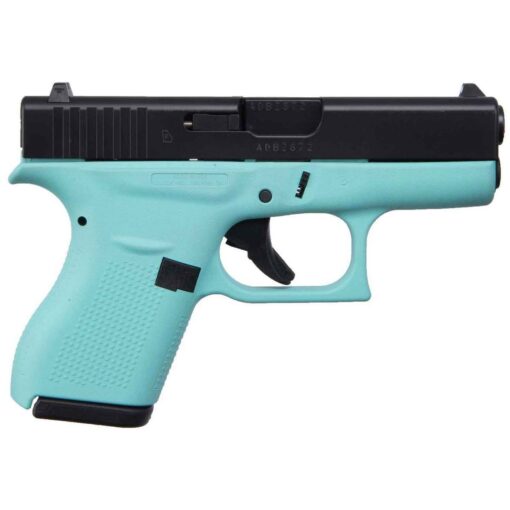 glock g42 robins egg blue 380 auto acp 326in elite black cerakote pistol 61 rounds 1618502 1