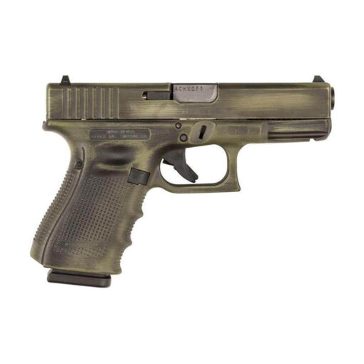 glock g43 9mm luger 341in battleworn cerakote pistol 61 rounds 1506416 1