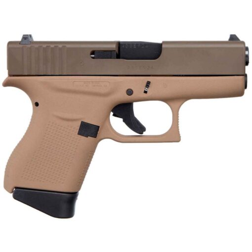 glock g43 fde 9mm luger 339in patriot brown cerakote pistol 61 rounds 1618526 1