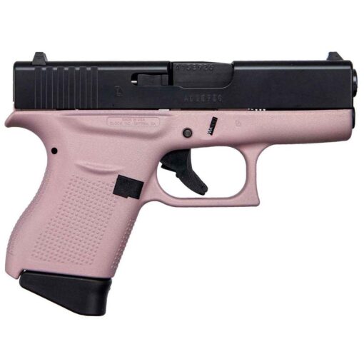 glock g43 pink 9mm luger 339in elite black pistol 61 rounds 1618518 1