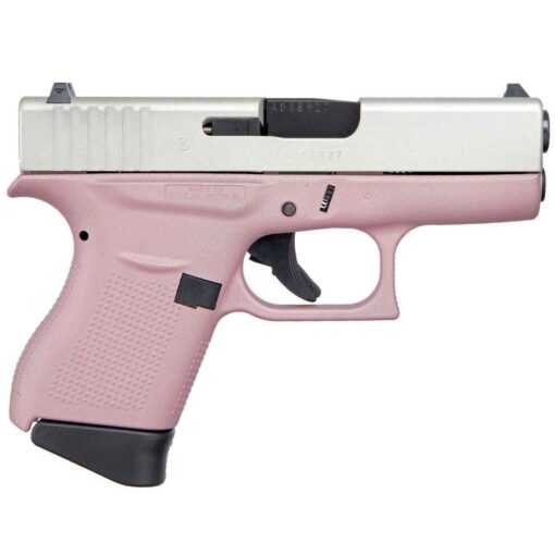 glock g43 pink 9mm luger 339in shimmering aluminum pistol 61 rounds 1618515 1