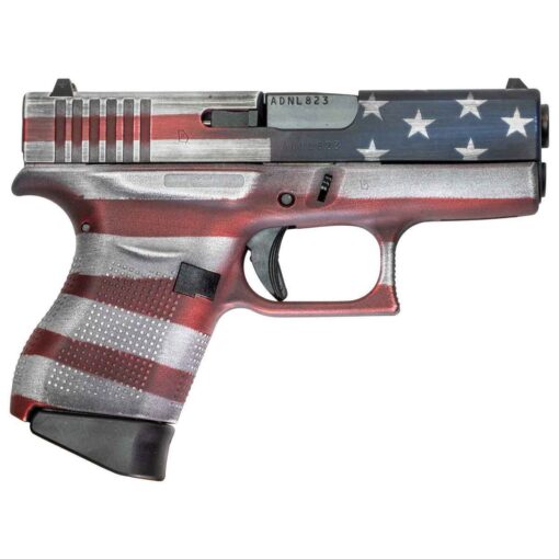 glock g43 subcompact 9mm luger 339in american flag cerakote pistol 61 rounds 1625136 1