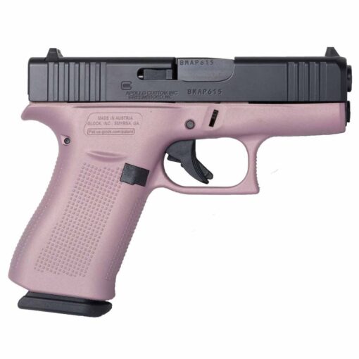 glock g43x pink champagne 9mm luger 34in elite black pistol 101 rounds 1618538 1